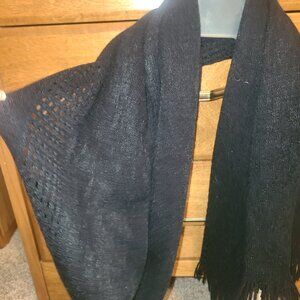 New Calvin Klein black scarf